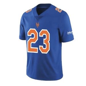 2023 New York Mets Number 23 Mets Football Jersey